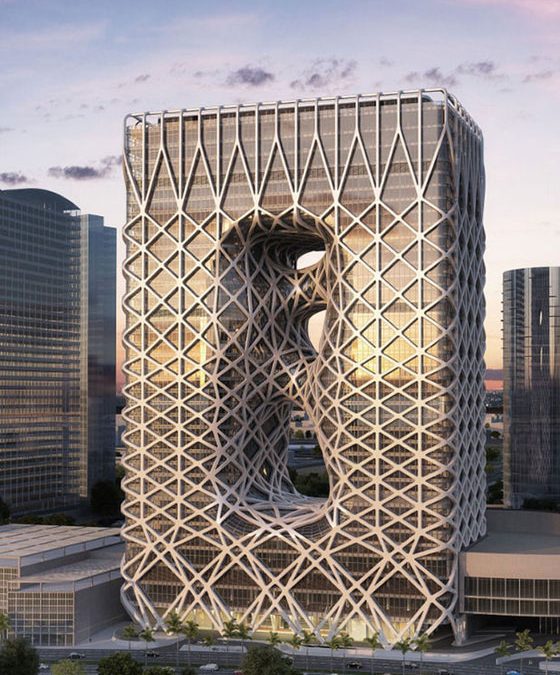 Хотелска кула от Zaha Hadid Architects в Котай, Макао