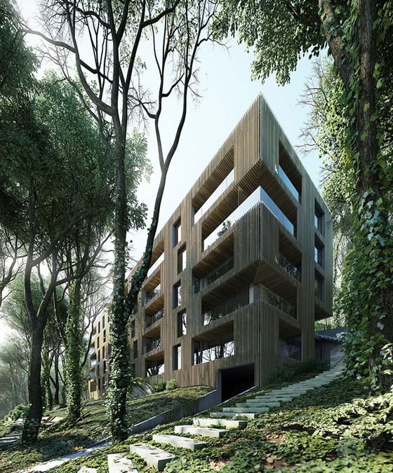 Проектът SFS Residence бе отличен със сребърен медал на архитектурното триенале “INTERARCH 2015”
