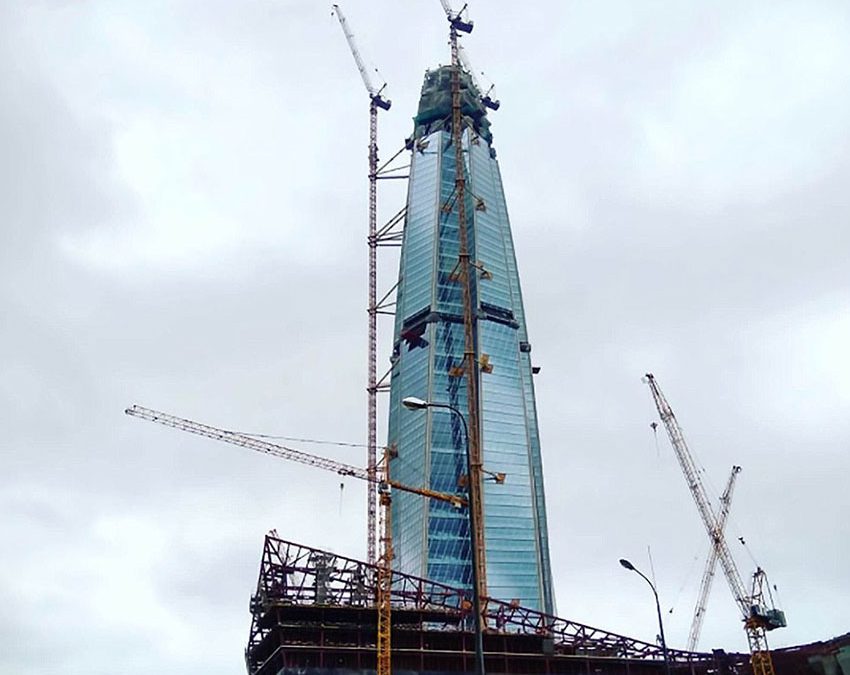 Небостъргач в Санкт Петербург се превърна в най-високата сграда в Европа