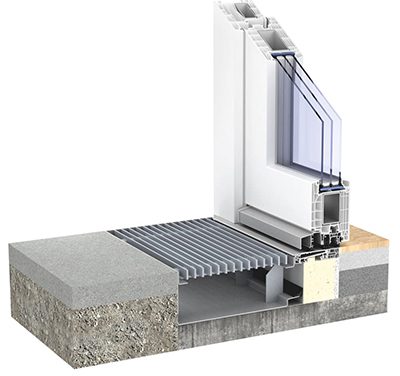 Преход без прагове за външни врати, балкони и тераси