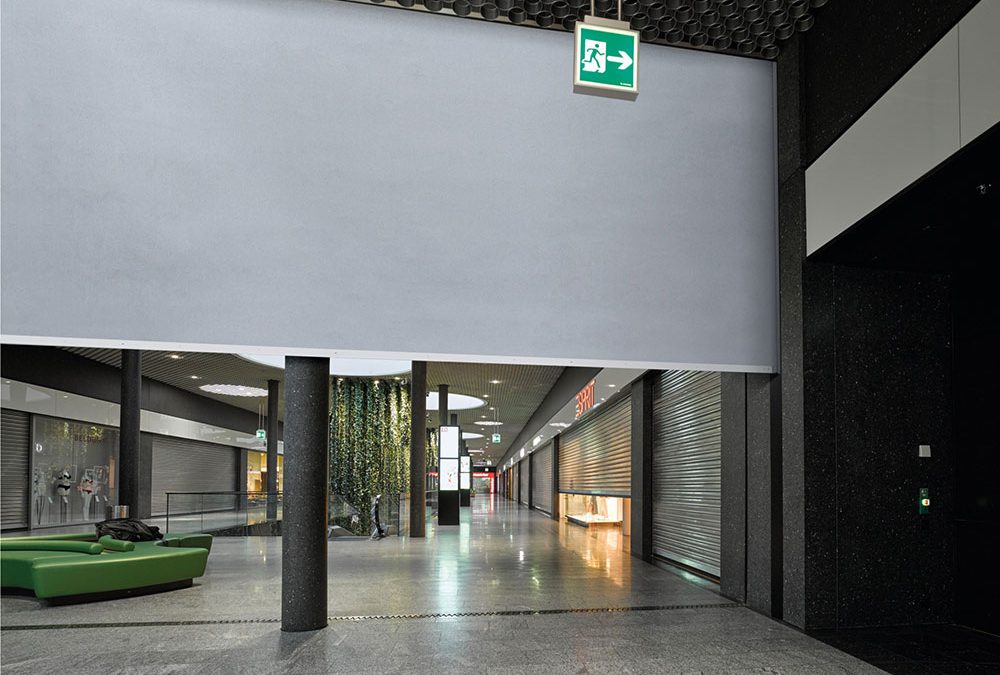 Пожароустойчива завеса FlexFire, която пести място