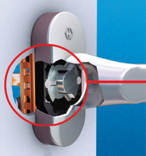 Дръжка за прозорец Hoppe Flensburg Secustik® от Meesenburg