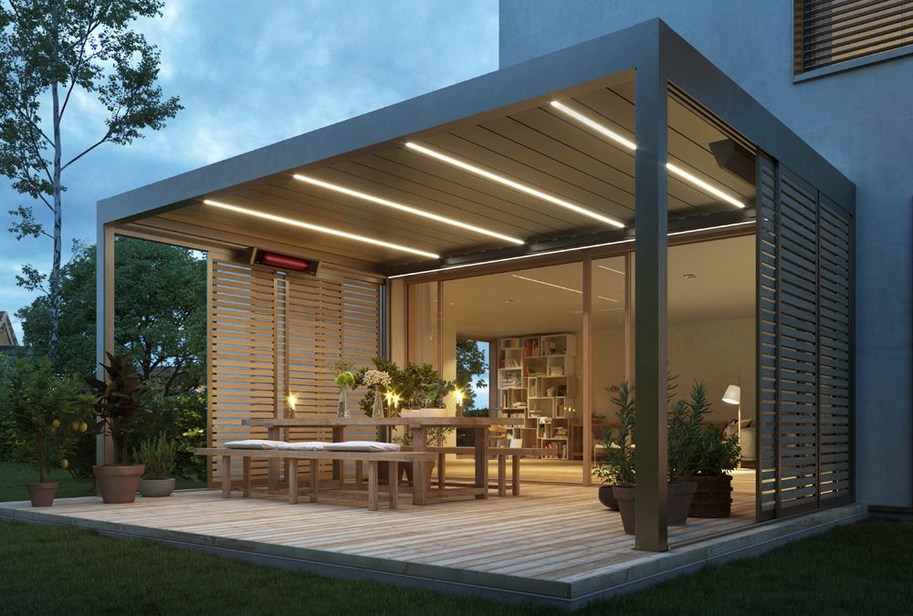 Нова модулна и бюджетна система за покрив на тераса от Warema