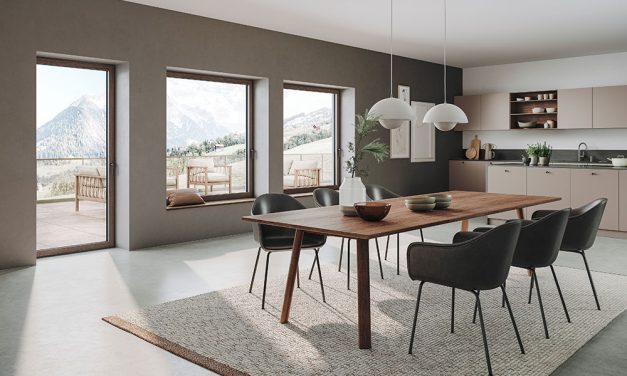 Ново поколение прозорци Schüco AWS WoodDesign от алуминий и дърво