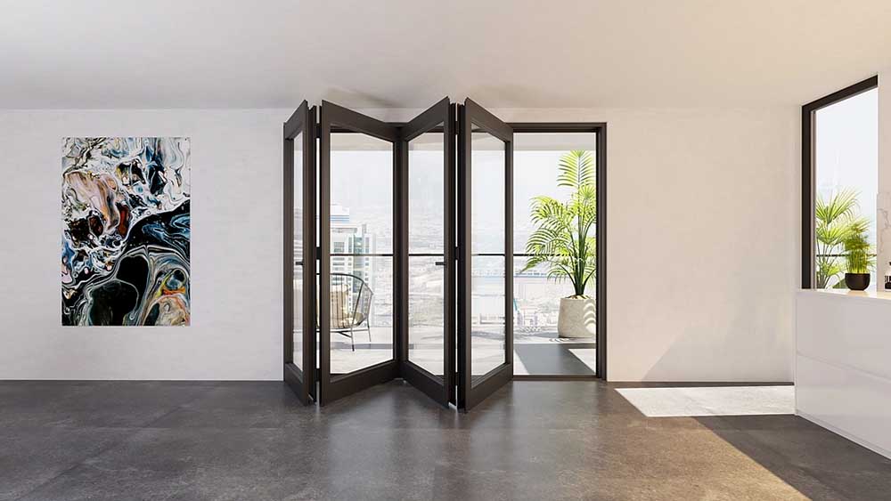 Сгъващи се врати от Reynaers Aluminium
