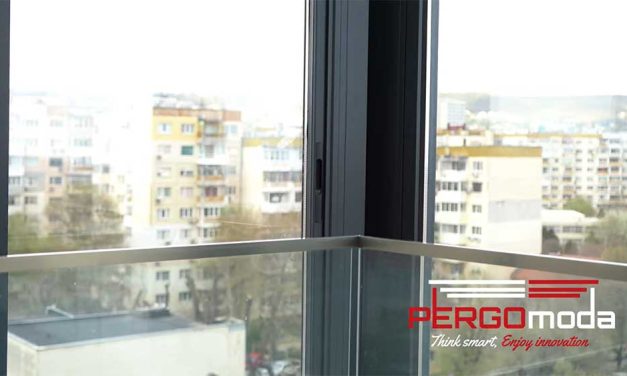 Пергола и стъклен покрив на тераса в град Варна