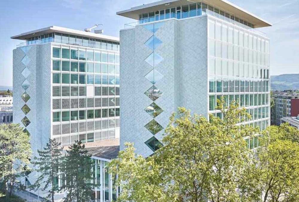 Фасадите на Schüco в новия кампус на застрахователна компания Helvetia
