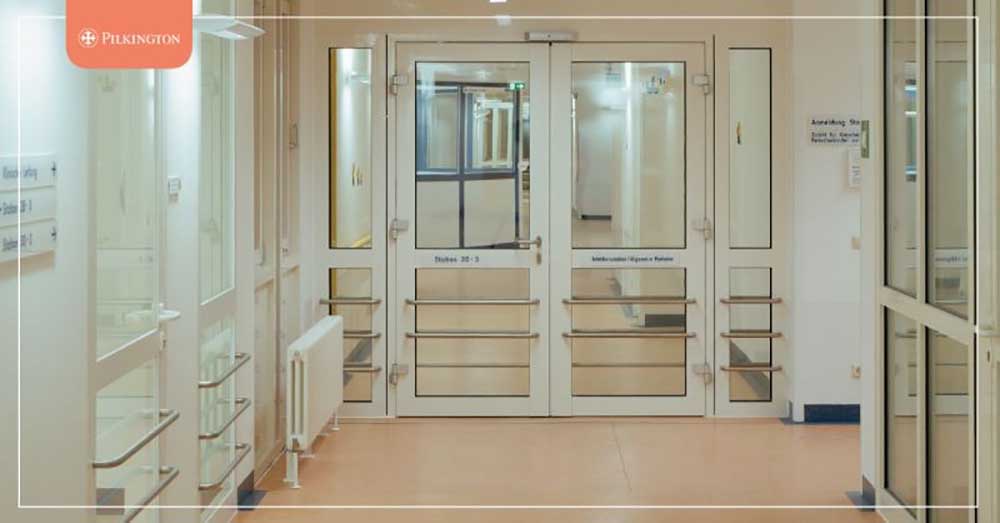 Огнеупорно стъкло Pilkington за повишена безопасност в болниците