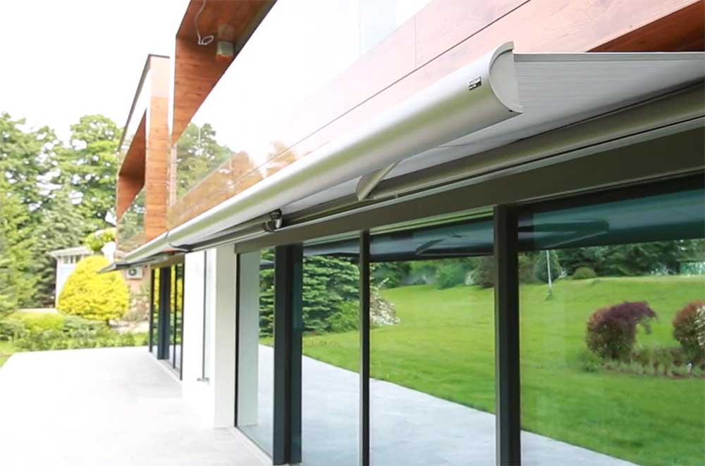 Касетъчен сенник с дистанционно управление