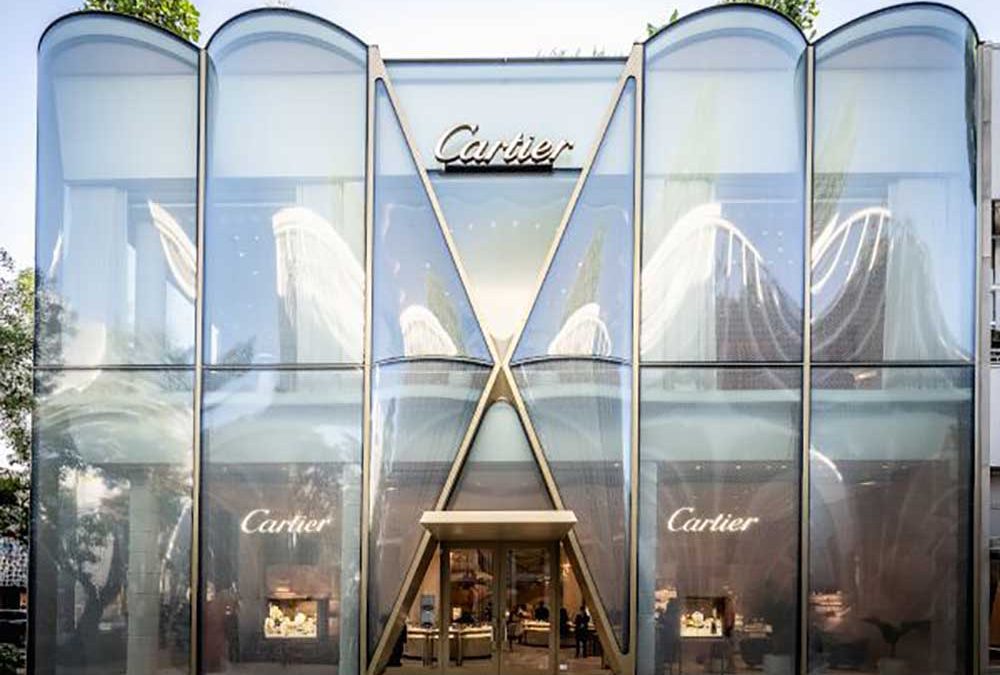 Как NorthGlass превърна фасадата на Cartier в изкуство